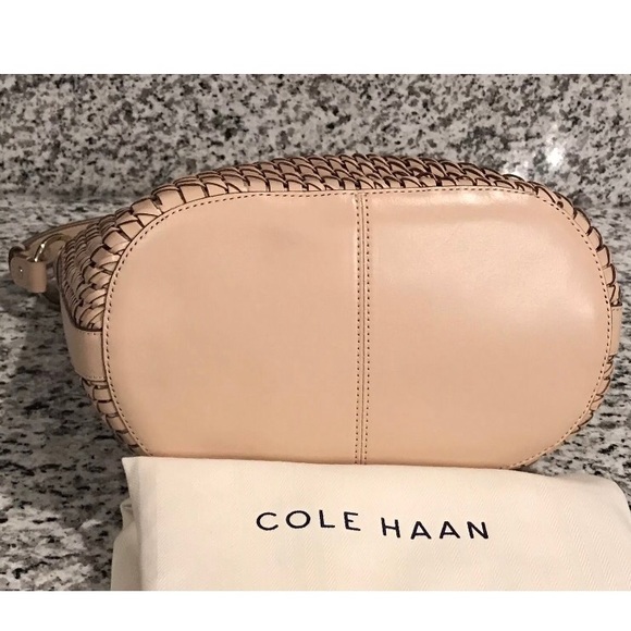 🎉HP✨SOLD✨Cole Haan NWT Genevieve Woven LeatherBag - Picture 6 of 8
